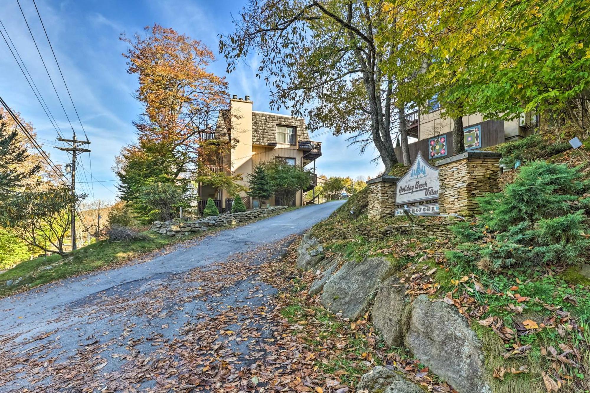 Beech Mountain Studio With Balcony Less Than 1 Mi To Skiing! Extérieur photo
